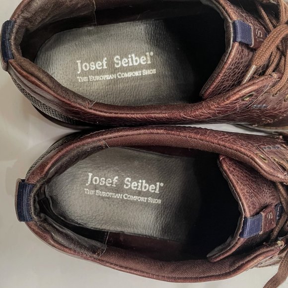 Josef Seibel Brown Leather TopDryTEX Comfort Lace Up Shoes main image 16